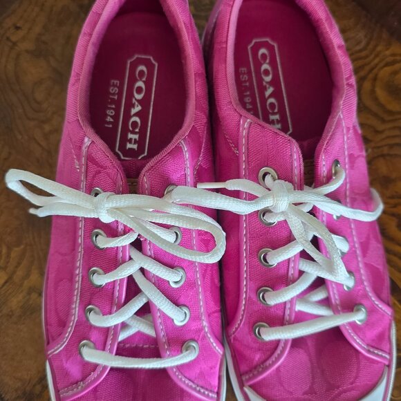 Coach tennis shoes hot pink - Picture 4 of 4